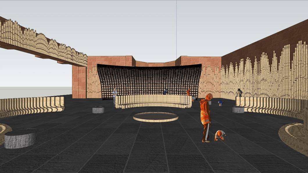 Pavilion model view 2