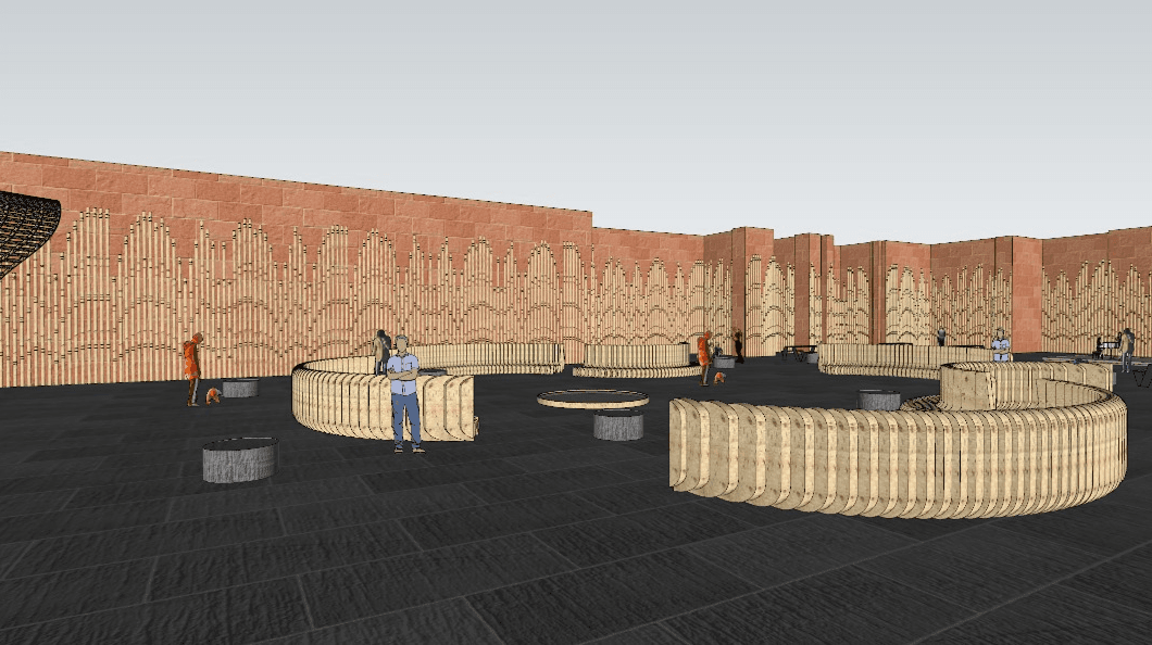 Pavilion model view 4