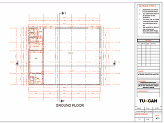 sketches and drawings for Project Skyrun 7