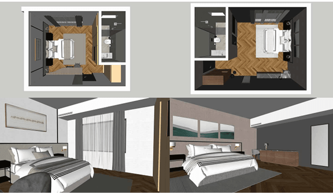 No 3 Hotel model view 1